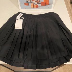 NWT 2023 Aritzia Black Skirt Sunday Best EPIPHANY Pleated
